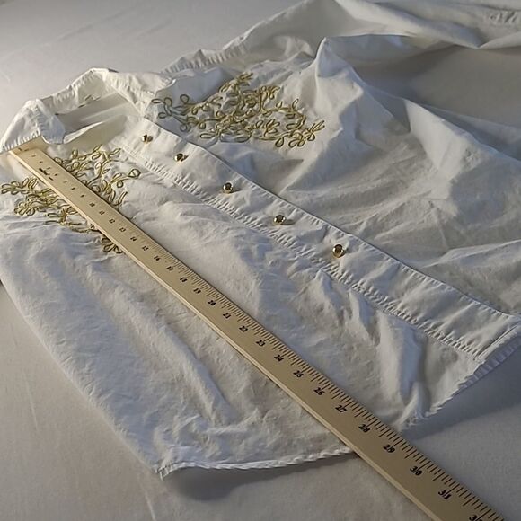 MEXX sz S/36 100% cotton embroidery shirt - Picture 6 of 11